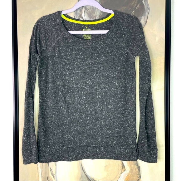 American Eagle Outfitters Tops - AMERICAN Eagle Favorite T Charcoal Grey Long Sleeve Shirt